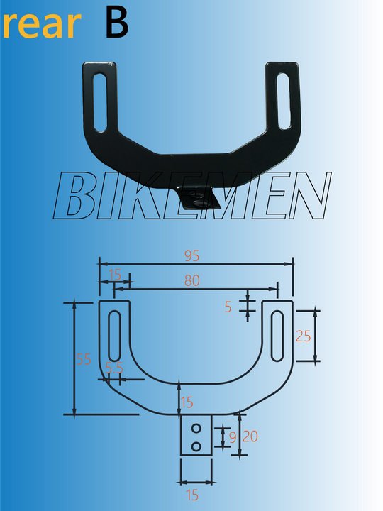 REAR BIKE RACK HANGER B